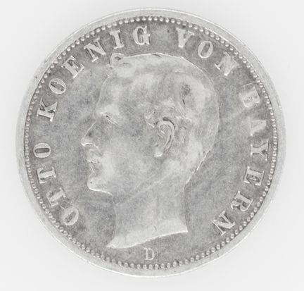 Imperio Alemán de Baviera, 1900, D, 2 marcos — Mon