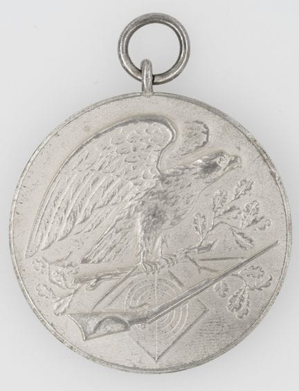 Medalla de tiro de 1969 (rey del tiro), plata 800 