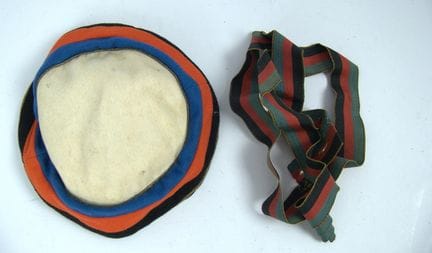 "Couleurmütze" student cap with matching ribbons f