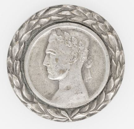 Medalla deportiva, III.er premio, 1921. Diámetro: 