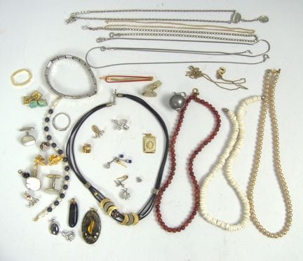 Lot of costume jewelry from a liquidation sale.