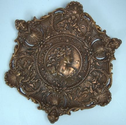 Plaque murale décorative en relief, de style Art n