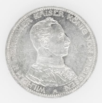 Imperio Alemán de Prusia, 1911 A, 3 marcos — Moned