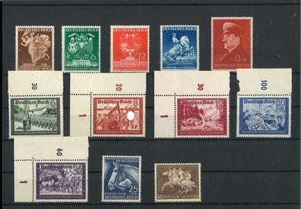 Imperio Alemán, 1941. N.º de serie 768-780, sin us