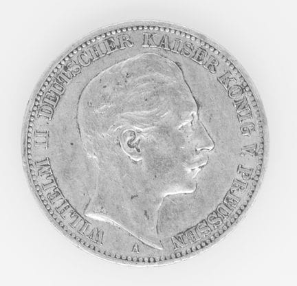 Imperio Alemán de Prusia, 1909 A, 3 marcos — Moned