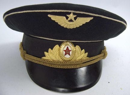 UDSSR cap, in heavily worn condition.