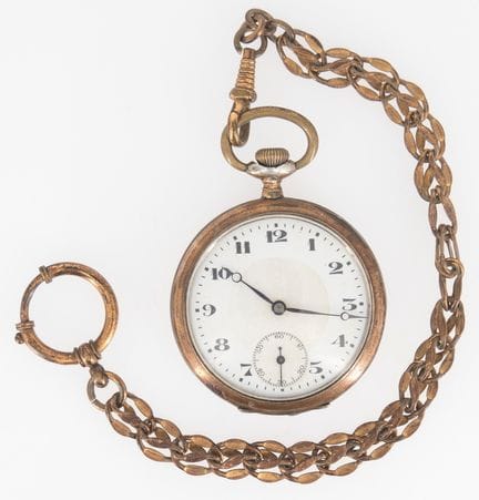 Orta pocket watch, 800 silver. Hand-wound. The wat