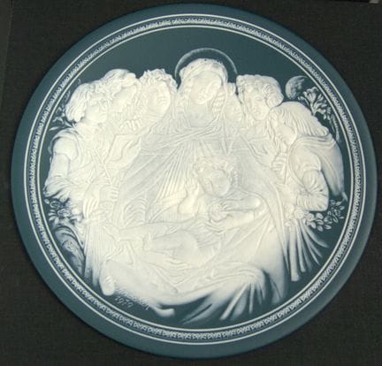 Villeroy & Boch, Weihnachtsteller "Mutter mit Kind