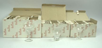 Lot Gläser aus der Serie Rosenthal Lotus, entworfe
