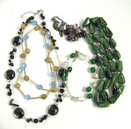 Lot Murano/Glasschmuck aus Auflösung.