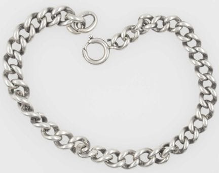 800er Silber Armband, Länge ca. 21 cm.