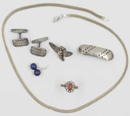 Lot Silberschmuck aus einer Auflösung.