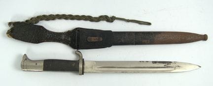 Historisches Seitengewehr mit Scheide, Solingen. M