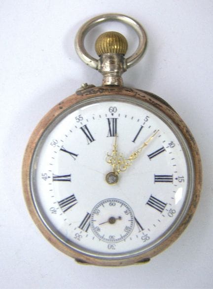 Pocket watch, 800 silver, hand-wound, tested and i