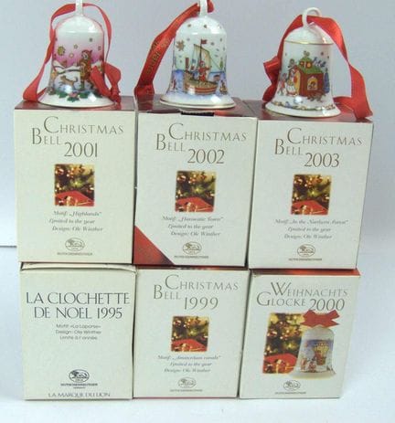 Lot Hutschenreuther Weihnachtsglocken, verschieden