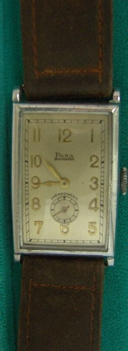 Orologio da polso da uomo in stile Art Déco "Para"