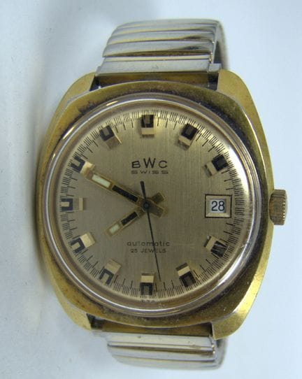 Herren Armbanduhren BWC Swiss, Automatic, 25 Jewel