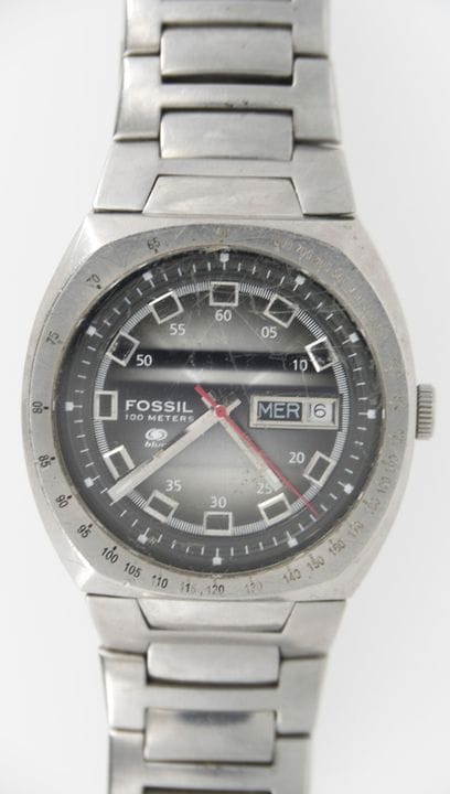 Orologio da polso da uomo Fossil Blue, movimento a