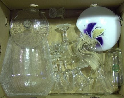 Lot Glas aus Haushaltsauflösung