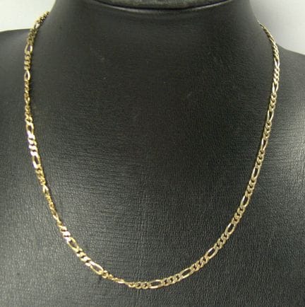 Collana in argento 925, placcata in oro. Lunghezza