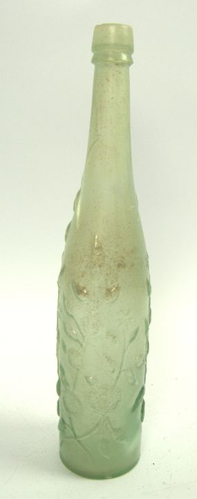 Antike Glasflase der Firma L. Rose & Co., spätes 1