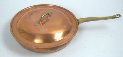 Kupferpfanne, Durchmesser ca. 27,5 cm