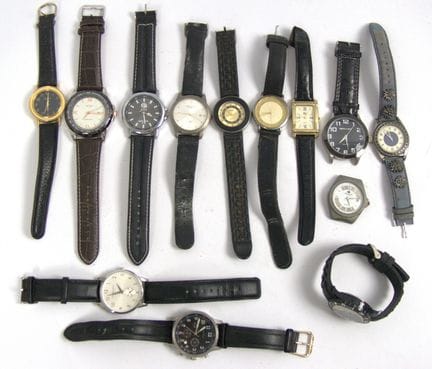 Großes Lot Herren Armbanduhren aus Auflösung.