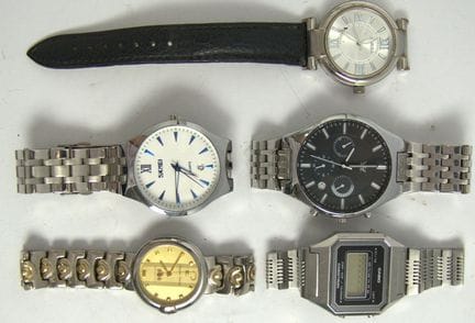 Lotto di orologi da polso da uomo provenienti da l