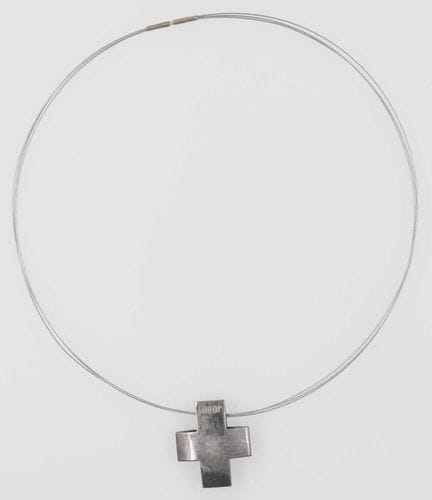 JOOP Kette mit Kreuzanhänger, 925er Silber. Länge 