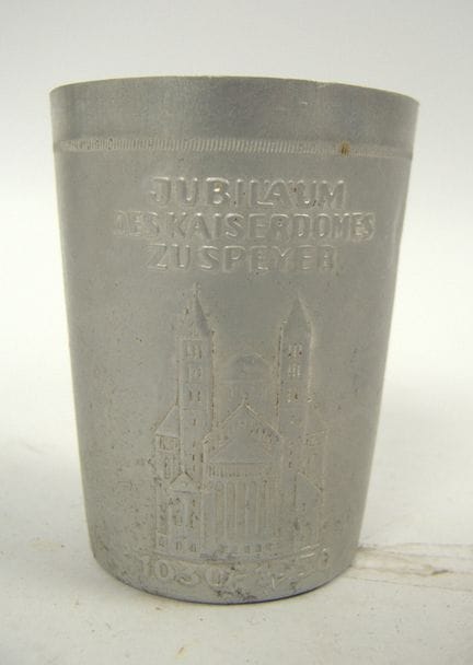 Aluminum cup commemorating the 900th anniversary o