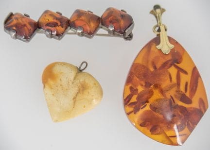 Small Selection of Amber Jewelry
