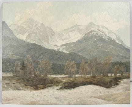 Adolf HASENKAMP (1927–2002) Oil painting on hardbo