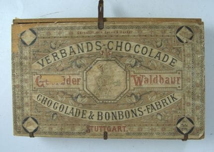 Antique chocolate and candy box "Verbands Chocolad