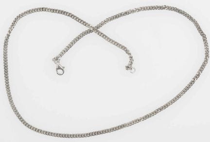 Silver necklace, length approx. 45 cm, 925 silver.