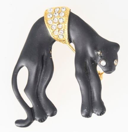 Unique costume jewelry brooch.