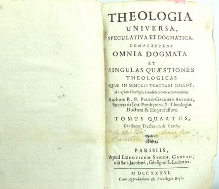 "Theologia Universa Speculativa Et Dogmatica" Paul