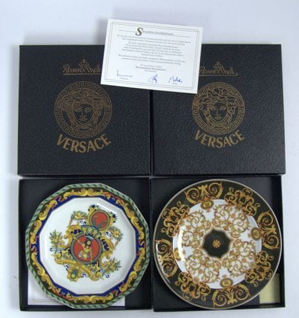 Rosenthal studio line, 2 Wandteller von Versace, M