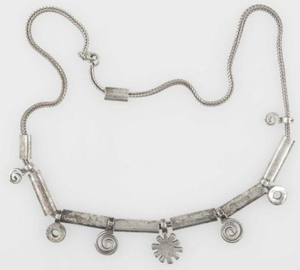 Necklace, 925 sterling silver, length approx. 46 c
