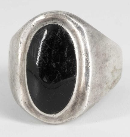 Women's ring, 925 sterling silver, ring size 67, t