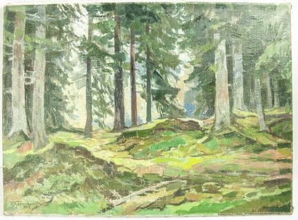 Adolf HASENKAMP (1927–2002) Oil painting on canvas
