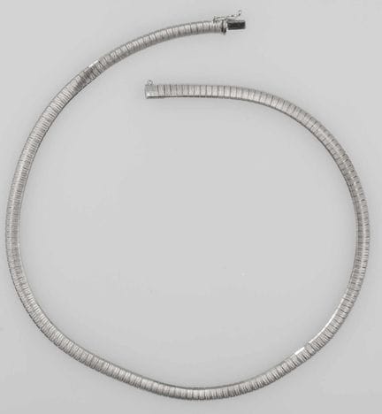 Chain, hallmarked 835 silver. Length approx. 46 cm