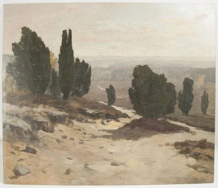 Adolf HASENKAMP (1927–2002) Oil painting on hardbo
