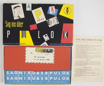Board game "Don't Say a Word About Pulok," Ravensb