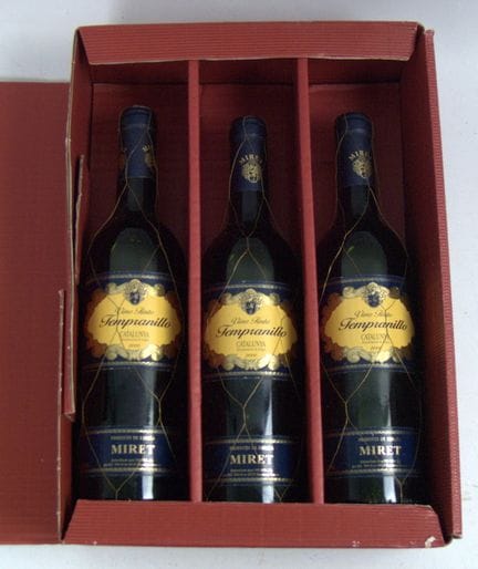 Miret Tempranillo Catalunya 2000, a Spanish red wi