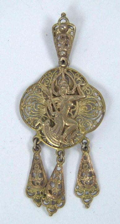 Unique 835 Silver Pendant