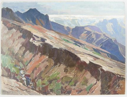 Adolf HASENKAMP (1927–2002) Oil painting on hardbo