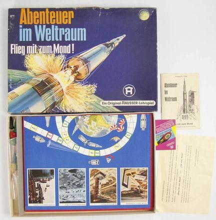 Board game "Adventures in Space—Fly to the Moon," 