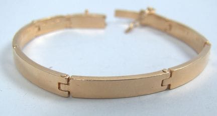 Bracelet, 925 sterling silver with rose gold plati
