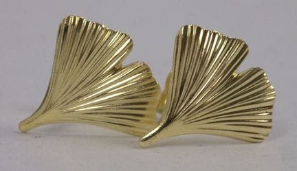 Earrings, 925 sterling silver with gold plating. T