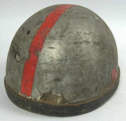 Half-shell motorcycle helmet, 1950s/1960s. Conditi